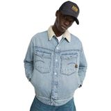 G-STAR RAW Dakota Sherpa Denim herenjas, blauw (soleil faded cloudburst D25138-D536-G339), XXL, Blauw (Sun Faded Cloud D25138-D536-G339), XXL