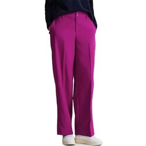 Street One A377111 rechte keperbroek voor dames, Roze magenta