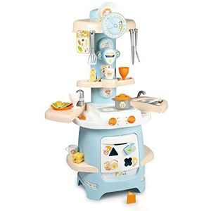 Smoby - Ptitoo – keuken Cooky – 25 accessoires – imitatiespeelgoed voor kinderen – vanaf 18 maanden – inbouwvormen – 310717