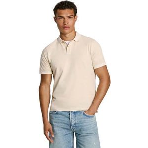 Pepe Jeans Nieuw Oliver Gd poloshirt voor heren (1 stuk), Beige (ivoorwit)