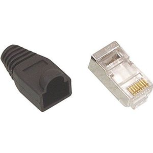 Valueline ISDN-0026 kabelconnector RJ45, zwart - kabelconnector (RJ45, zwart)