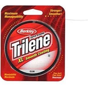 Berkley XL9017-15 Trilene XL Formpierspoel, glad, met 7,7 kg lijntest, transparant, 9 m (verpakking)