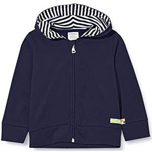 loud + proud Kapuzenjacke, Gots Zertifiziert jas, uniseks, kinderen, Navy Blauw