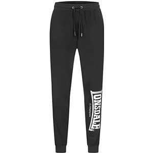 Lonsdale Wooperton joggingbroek voor heren, zwart/wit/grijs.