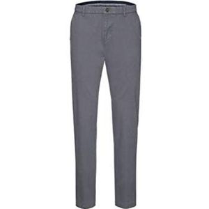 Bugatti Chino moderne pasvorm vrijetijdsbroek lange katoenen stretch broek, Grijs (260)