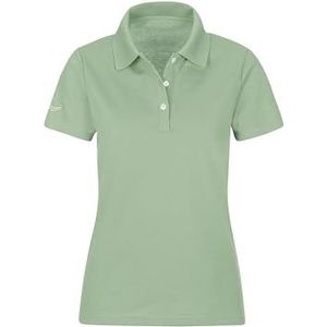 TRIGEMA Polo pour femme en pur coton piqué de qualité supérieure - Coupe ajustée - Plusieurs couleurs et tailles - 521603, Thé vert., XXL