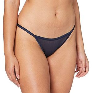 Cosabella Siver Conf String Bikini Style Underwear Dames Navy Blue, XL, marineblauw