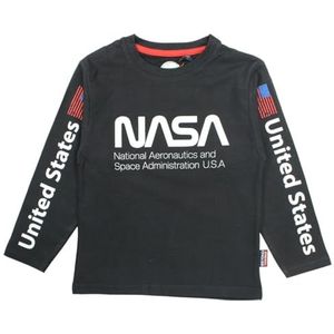Nasa T-shirt voor jongens, 12 jaar, zwart, 12 jaar, zwart.