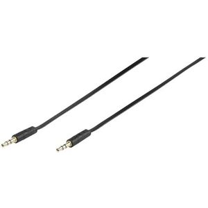 Vivanco Audio-aansluitkabel 46/10 03FG [1x 3,5 mm jack - 1x 3,5 mm jackplug] 0,30 m S