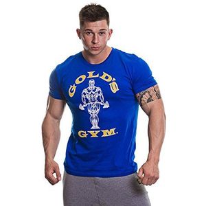 Gold's Gym Ggtop009 Herenshirt met lange mouwen met capuchon, sportshirt (1 stuk)