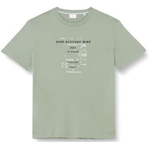 s.Oliver 2139824 T-shirt met korte mouwen voor heren, Groen