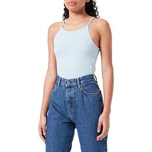 JDY Jdyfransiska S/L Top JRS Noos Dames Caraco, Hemelsblauw