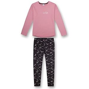 Sanetta Pyjama jongens pyjama set lang roze, Donker roze