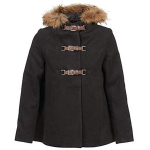 Best Mountain Wasbeer jas met capuchon voor dames, zwart.