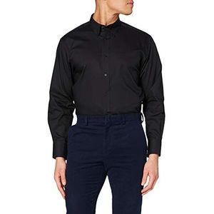 Kustom Kit business overhemd heren, zwart.