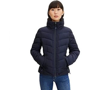 TOM TAILOR Dames geruite jurk, 30942 - Grey Knit Check Design