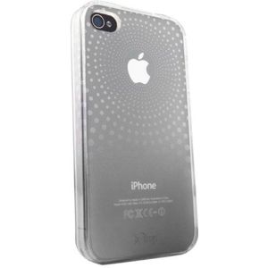 iFrogz SoftGloss beschermhoes voor Apple iPhone 4G, zilverkleurig