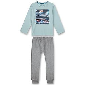 Sanetta Pyjama long bleu clair pour garçon - Pyjama confortable pour garçon - Taille, bleu, 176