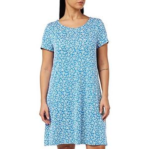 ONLY Onlbera Back Lace Up S/S Jurk Jrs Noos dames Gekleed, strong blue, L