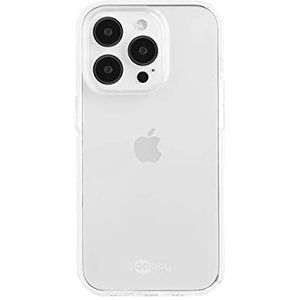 Goobay iPhone 14 Pro Max hoes, iPhone 14 Pro Max hoes, camerabescherming en displaybeschermfolie, stootvast, transparant hoesje voor iPhone 61344