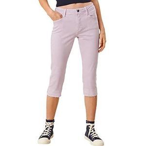 s.Oliver dames 3/4 broek, denim stretch violet