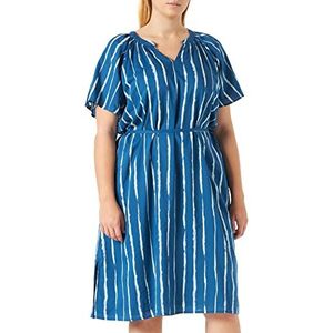 TOM TAILOR Plussize jurk voor dames, 29580, blauw gestreept