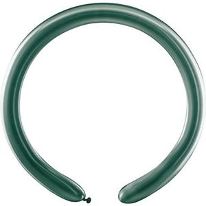 100 modelleerballonnen Premium Quality D4 (Ø 5 cm/2 inch) metallic groen