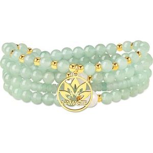 COAI Namaste Mala Armband 108 Kralen, Lak Steen, Aventurijn
