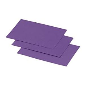 Clairefontaine 1237C – verpakking met 25 afzonderlijke kaarten – formaat 7 x 9,5 cm – 210 g/m² – kleur violet – uitnodigingskaarten voor evenementen en belevenis – stuifmeelserie – premium papier glad