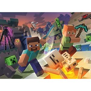 Monsters van Minecraft Puzzel (100 XXL Stukjes)