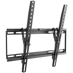 RICOO N1944 TV muurbeugel plat kantelbaar universele tv-bevestiging 32-65 inch (81-165 cm) N1944 OLED LCD LED gebogen display VESA 400 x 400 zwart