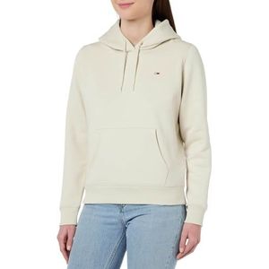 Tommy Hilfiger Dames Zware gebreide fleece hoodie Tjw Regular, krantenpapier