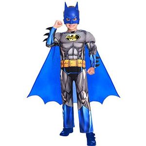 amscan 9906621 Warner Bros Batman Brave & Bold kostuum voor kinderen (3-4 jaar), blauw