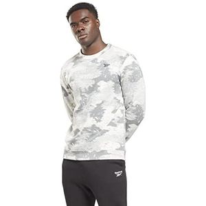 Reebok Modern sweatshirt met ronde hals voor heren, Krijt