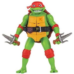 Teenage Mutant Ninja Turtles Mutant Mayhem 83354CO Raphael Deluxe Ninja Shouts figuur, ideaal cadeau voor jongens van 4 tot 7 jaar en TMNT-fans, meerkleurig, 14 cm
