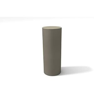 Cilinderzuil hoogte 90 cm, diameter 35 cm, kleur: taupe