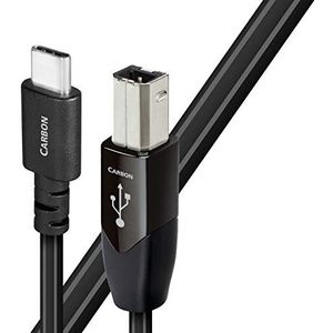 AudioQuest USB B naar C carbon kabel 1,5 m