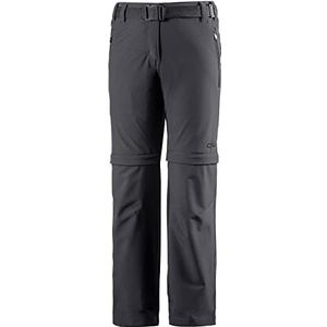 CMP - Zip off Dry Function broek, broek voor meisjes, antraciet/zwart