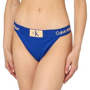 Calvin Klein Bikini met hoge taille voor dames, Blauw