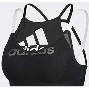adidas Am Bos Sportbeha voor dames, mesh, Zwart/Wit