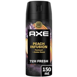 AXE - Deodorant Spray voor heren - Peach Infusion - Prestige collectie - Anti-transpirant spray - 72 uur non-stop frisheid - geur perzik patchouli en amber - 150 ml
