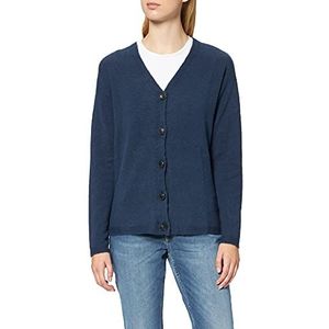 TOM TAILOR Cardigan voor dames, 27781 - donkerblauw denim gemêleerd