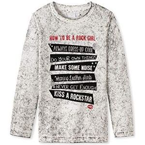 Schiesser meisjes t-shirt, grijs (200)