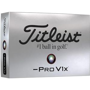 TITLEIST Pro V1x Left Dash Golfbal, uniseks, wit, eenheidsmaat