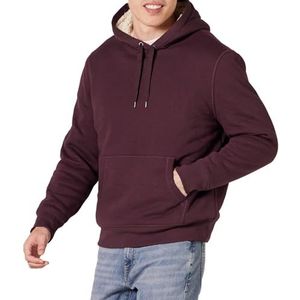 Amazon Essentials Chandail à capuche doublé Sherpa pour homme (bordeaux, taille XL)