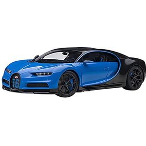 AUTOart Bugatti Chiron 2019 modelauto carbon blauw 1:18