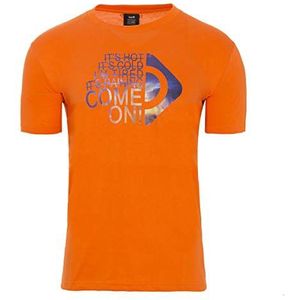 IZAS Alabama T-shirt voor heren, outdoor, korte mouw, Oranje