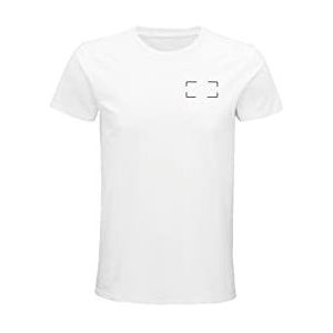 GIL S.R.L. No Logo T-Shirt Unisexe-Adulte, blanc, L