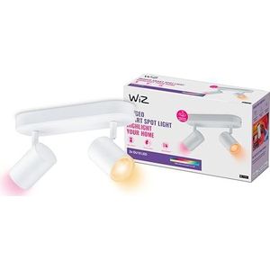 WiZ Imageo Tunable White and Color dimbare spots, warm tot koud wit, 16 miljoen kleuren, 2 x 5 W, intelligente app/spraakbesturing via wifi, wit, 2 stuks