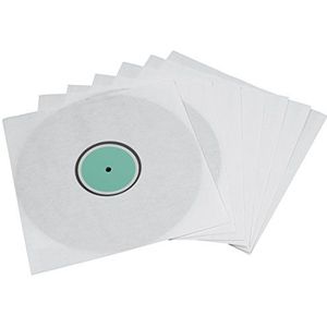 Hama Binnenhoezen voor vinyl (voor 33 rondingen, 10 stuks, 30,5 x 30,3 x 0,3 cm), wit